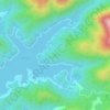 雷打山地形图、海拔、地势