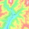 通宵镇地形图、海拔、地势