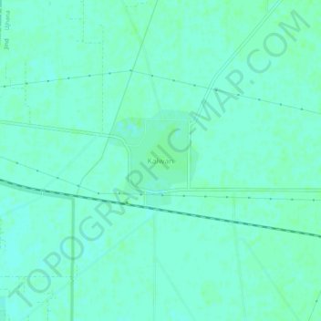 Kalwan地形图、海拔、地势