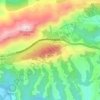 Arratzain地形图、海拔、地势