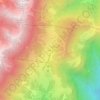 Novezza地形图、海拔、地势