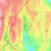 Mill Creek地形图、海拔、地势