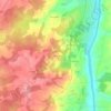 Le Buisson地形图、海拔、地势