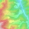 哈布地形图、海拔、地势