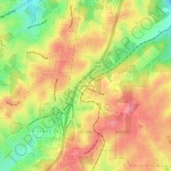 Univeter地形图、海拔、地势