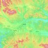 洛南县地形图、海拔、地势