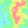 Barrigon地形图、海拔、地势