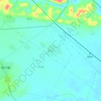 那坝地形图、海拔、地势