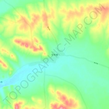于寺镇地形图、海拔、地势