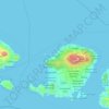 Lombok Utara地形图、海拔、地势