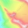 Vestre Tverrbottinden地形图、海拔、地势
