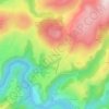 Condamines地形图、海拔、地势