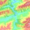 泥溪乡地形图、海拔、地势