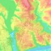Lakeridge地形图、海拔、地势