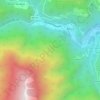 Comba Molino地形图、海拔、地势