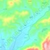 石槽地形图、海拔、地势