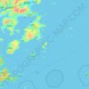 浮鹰岛地形图、海拔、地势