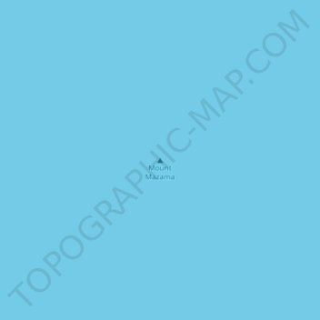 Mount Mazama地形图、海拔、地势