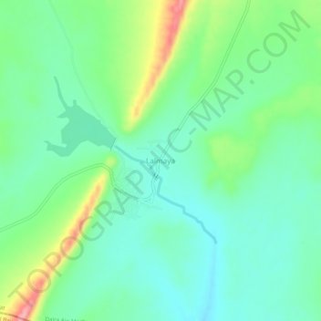 Lalmaya地形图、海拔、地势