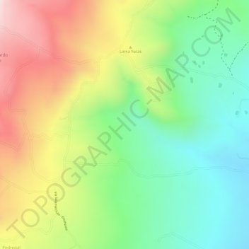 Buena Vista地形图、海拔、地势