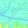 金后塆地形图、海拔、地势