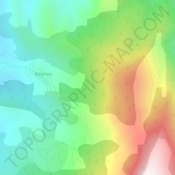 L'Abreuvage地形图、海拔、地势