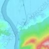 浦恩洞地形图、海拔、地势