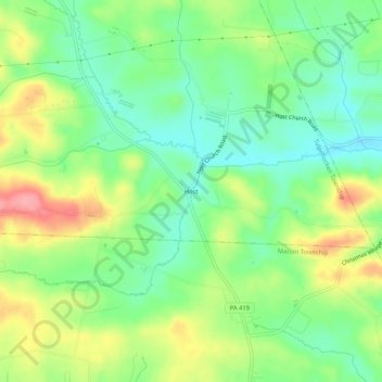 Host地形图、海拔、地势