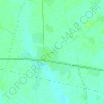 Joya地形图、海拔、地势