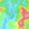 Ravensford地形图、海拔、地势