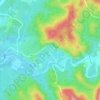 大榕樹地形图、海拔、地势