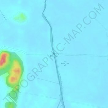 Entrerrios地形图、海拔、地势