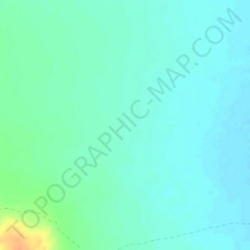 Cosmo Newbery地形图、海拔、地势