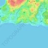 Suspiro da Jubarte地形图、海拔、地势