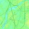 Saptagram地形图、海拔、地势