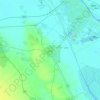 الزبير地形图、海拔、地势