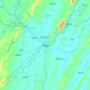 中垌镇地形图、海拔、地势