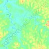 华联村地形图、海拔、地势