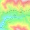 肯古地形图、海拔、地势