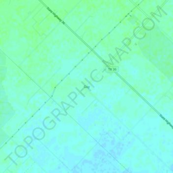 Guy地形图、海拔、地势