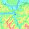 吉河镇地形图、海拔、地势