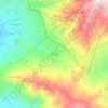 Apaña地形图、海拔、地势