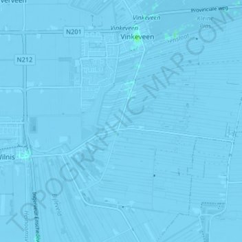 Demmerik地形图、海拔、地势