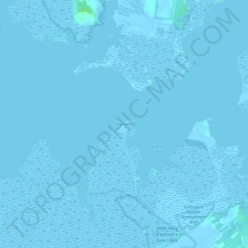 Iverness地形图、海拔、地势