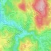 Peyrouet地形图、海拔、地势