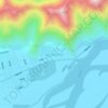 森布日村地形图、海拔、地势