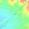 les Puelles地形图、海拔、地势