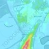 Kampung Bunga Raya地形图、海拔、地势