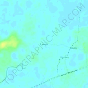 Armazem地形图、海拔、地势