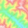 牙那地形图、海拔、地势